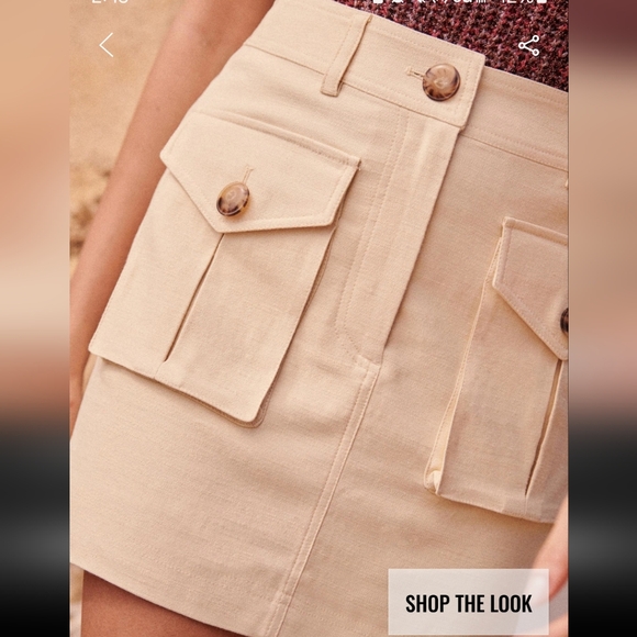 Sezane Vanilla Skirt - Picture 2 of 12